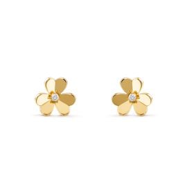 Van Cleef Arpels Frivole earrings small model at Van Cleef & Arpels